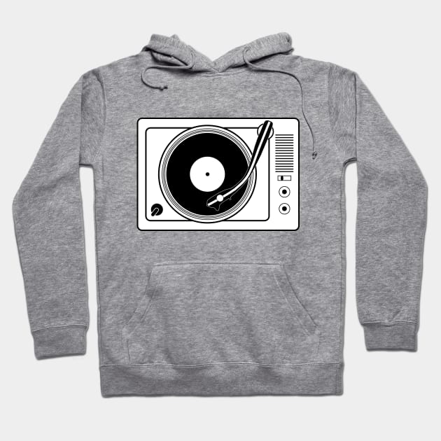 Record player Hoodie by rheyes